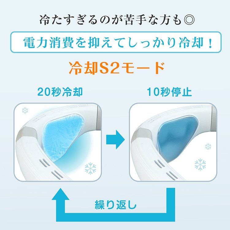ネッククーラー ネックファン 首掛け扇風機 携帯扇風機 3段階温度設定 大容量バッテリー 軽量 瞬間冷却 熱中症対策 通勤通学 アウトドア SG188 - 画像 (4)
