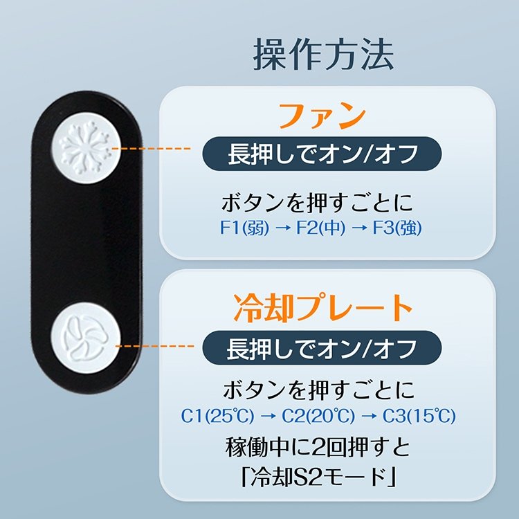ネッククーラー ネックファン 首掛け扇風機 携帯扇風機 3段階温度設定 大容量バッテリー 軽量 瞬間冷却 熱中症対策 通勤通学 アウトドア SG188 - 画像 (7)