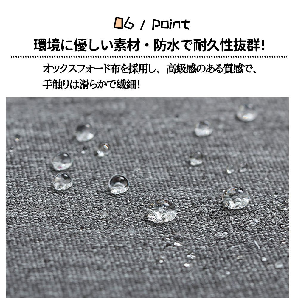 書類収納バッグ 3層式 書類保管ケース 手提げ 収納ポーチ コードロック付き ダイヤルロック式 防犯 防水 整理 出張 旅行便利 YB-01 - 画像 (7)