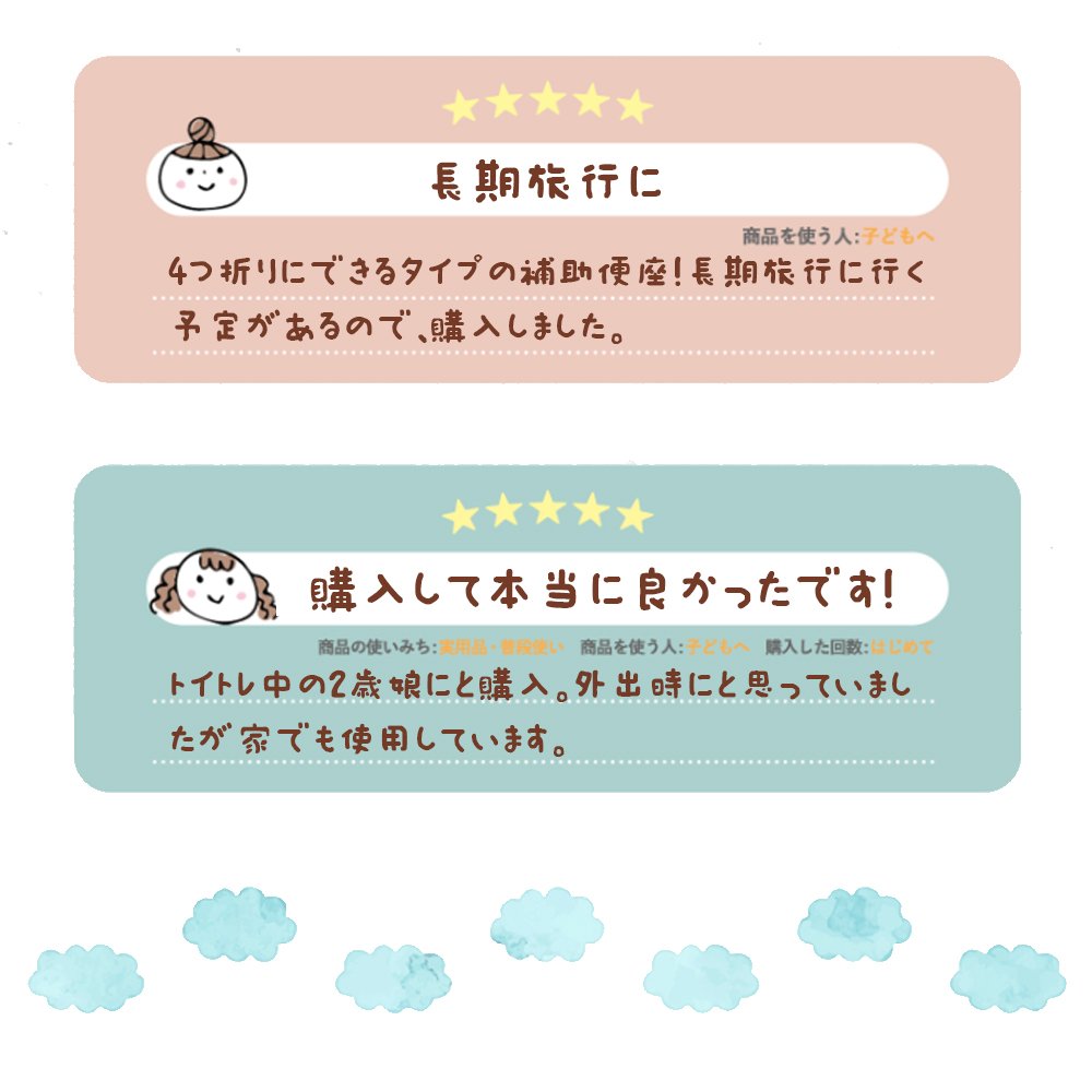 補助便座 折りたたみ トイトレ 携帯 おまる トイレ 男の子 女の子 トイレトレーニング 持ち運び 便座 幼児 かわいい おしゃれ 子供 トイレ 子供用トイレ キッズ用トイレ D-44 - 画像 (3)