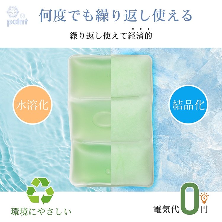 ネッククーラー クールリング 首掛け 冷感 爽快 ひんやり 繰り返し使える 首から背中まで 28℃以下自然凍結 結露しない 熱中症対策 暑さ対策 sg264 - 画像 (3)