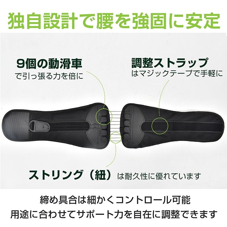 ガードナーベルト 腰サポーター 骨盤ベルト 骨盤サポート 姿勢補正 骨盤補正 補正ベルト お腹引き締め 洗濯可 男女兼用 産後 健康グッズ 母の日 父の日 敬老の日 de147 - 画像 (4)