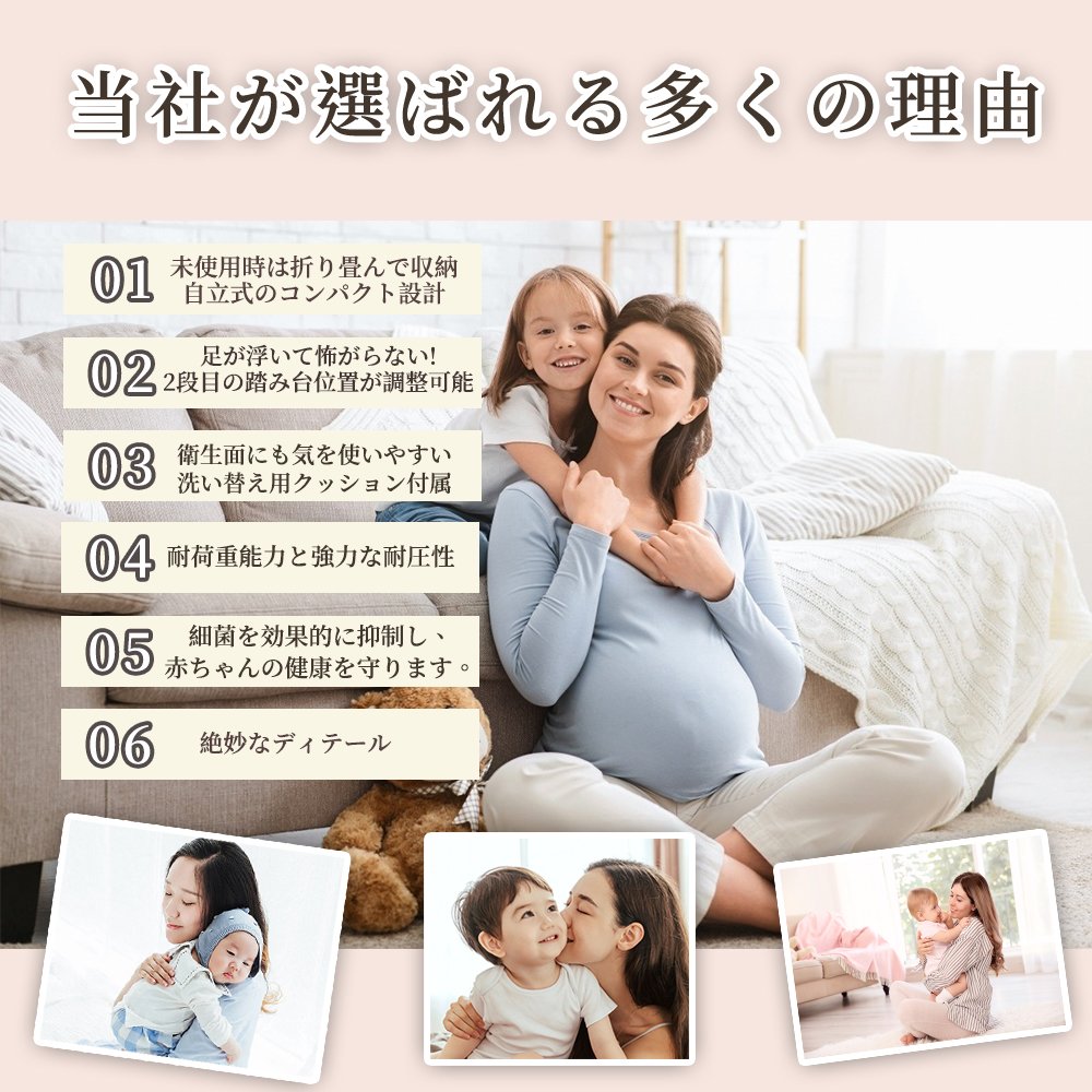 トイレトレーナー トイトレ トイレトレーニング トイレ 練習 折りたたみ おまる 補助 便座 補助便座 子供用 便座 トイレ補助 踏み台 男の子 女の子 子供 子ども トイトレ 送料無料 ステップ ステップ台 トイレ D-28 - 画像 (3)