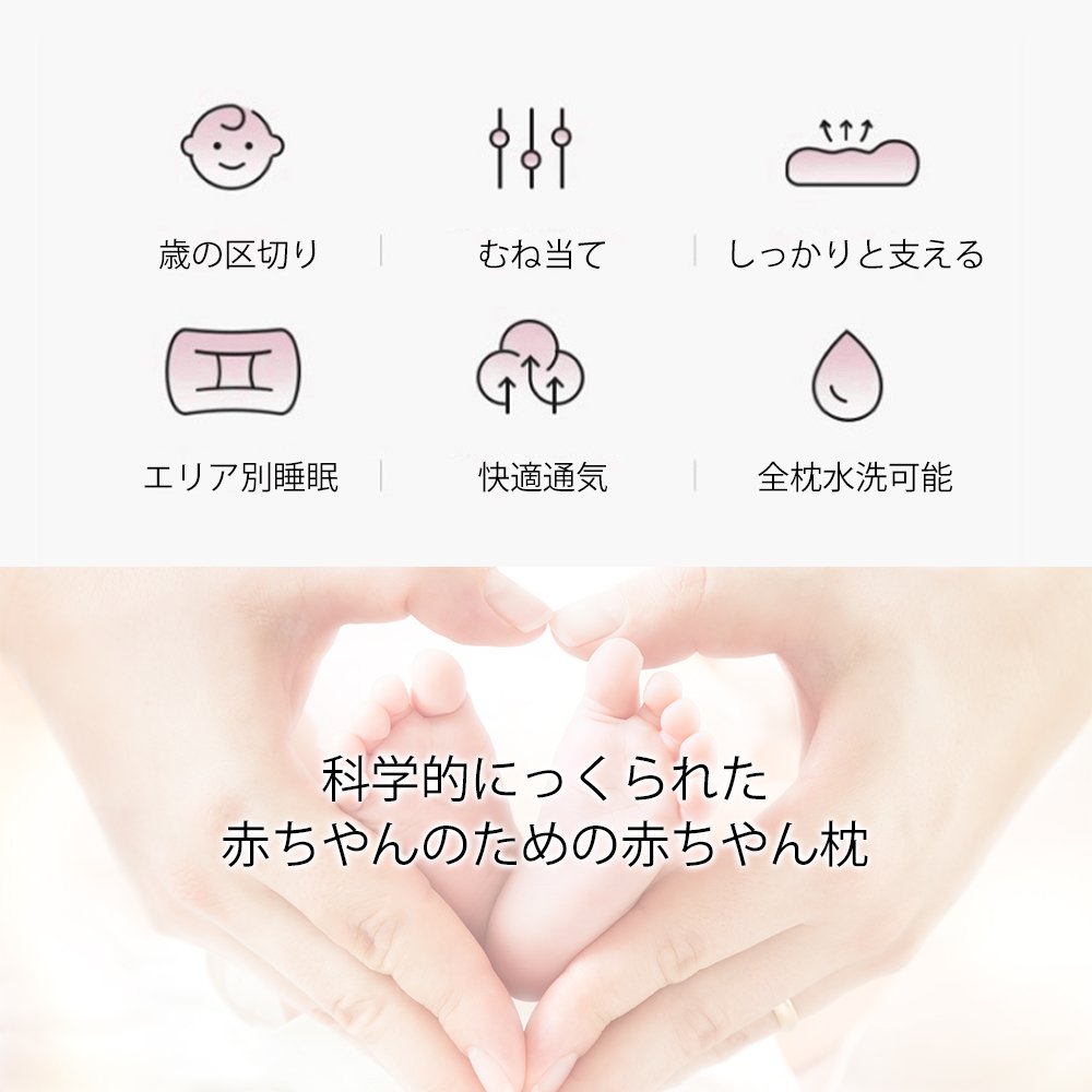 新生児から使える 絶壁頭予防枕 ベビー枕 出産祝い 赤ちゃん 枕 ドーナツ枕 絶壁防止 アトピー あせも 向き癖 赤ちゃんまくら ベビー まくら 0歳 1歳 2歳 乳児 メッシュ 出産準備 かわいい おしゃれ プレゼント 丸洗いOK D-12 - 画像 (10)